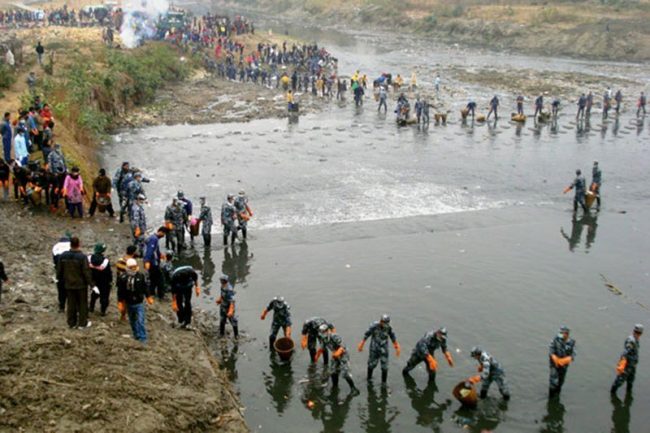 ललितपुर क्षेत्रको वाग्मती सफाइको नेतृत्व महानगरले लिने