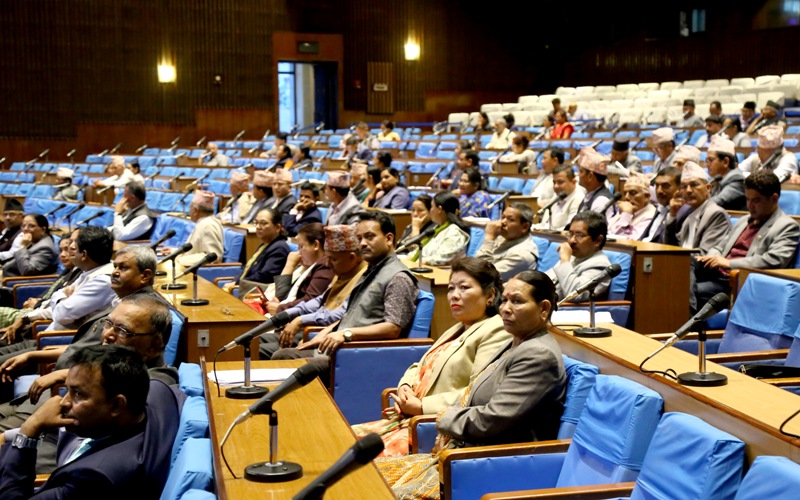 नेकपा पार्टी कार्यालयको विषय संसदमा प्रवेश