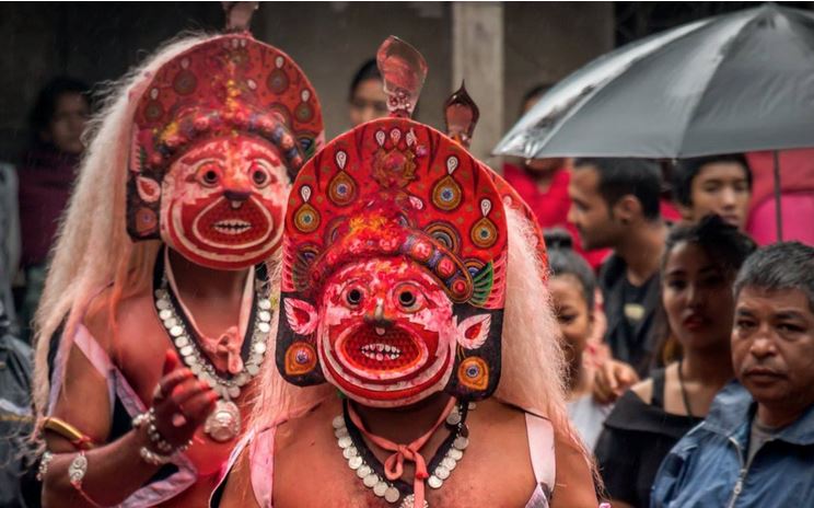 मध्यपुर थिमिमा रातभर जाग्दैछन् देवी देवता