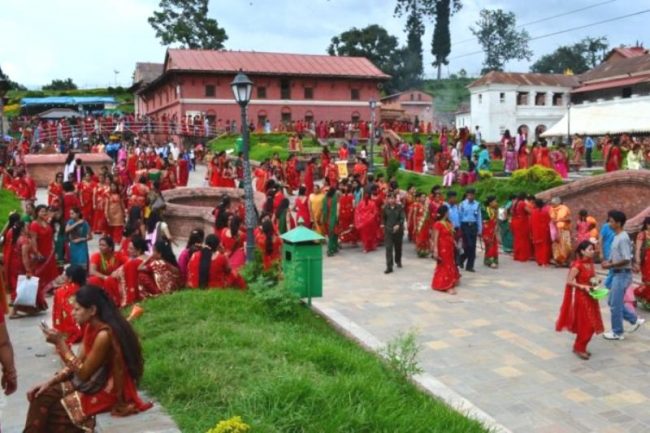 तीजमा पशुपतिको पूर्वी ढोका वैकल्पिक रुपमा प्रयोग गरिने