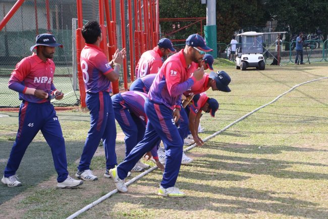 त्रिकोणात्मक टी–२० सिरिज खेल्न नेपाली टोली आज सिंगापुर जाँदै