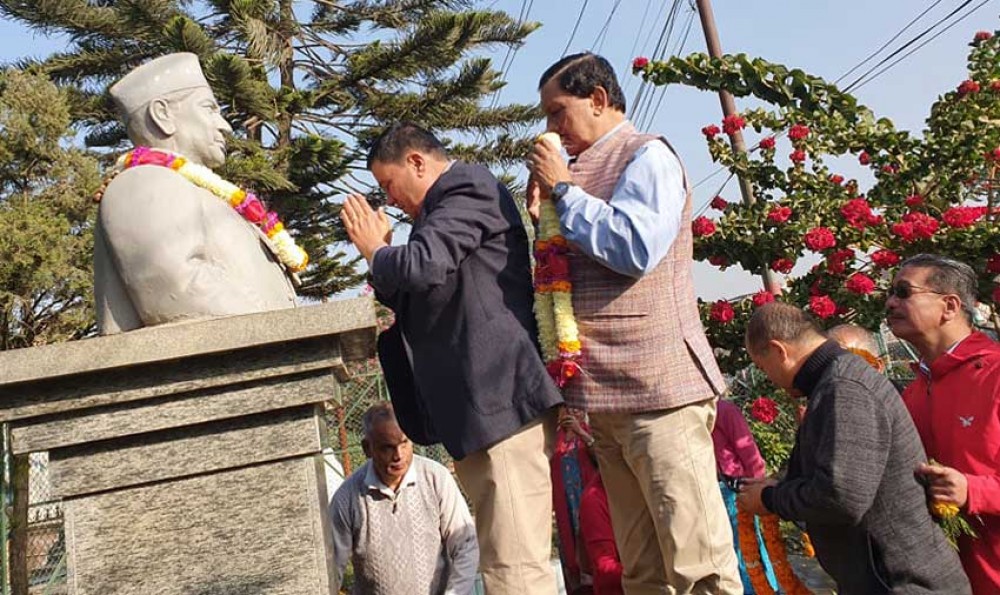 गणेशमान सिंह जस्ता राजनेताको स्मृति दिवस सरकार आफैंले मनाउन सुझाव