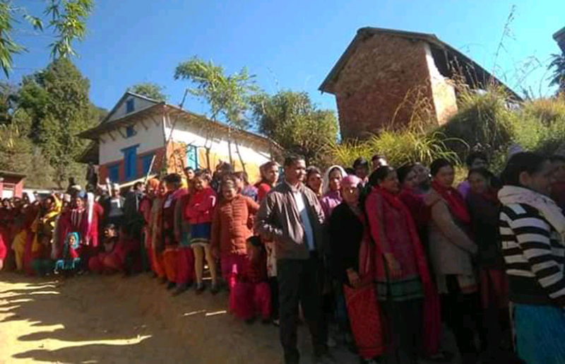 मालारानी गाउँपालिकामा उत्साहका साथ मतदान जारी