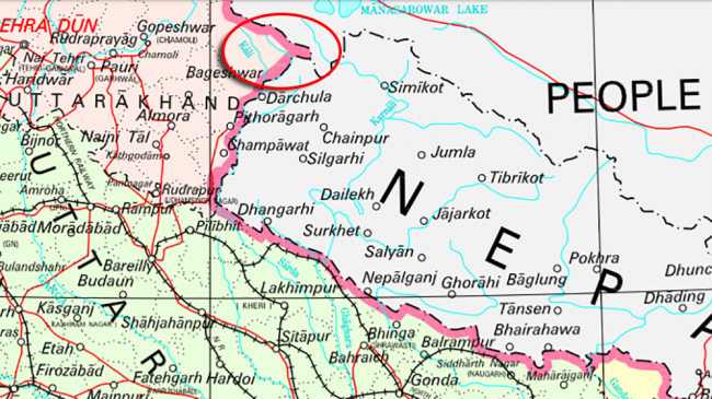 भारतीय नक्सामा नेपाली भूमि, भारत भन्छ ७० वर्षदेखिकै सीमा यही हो