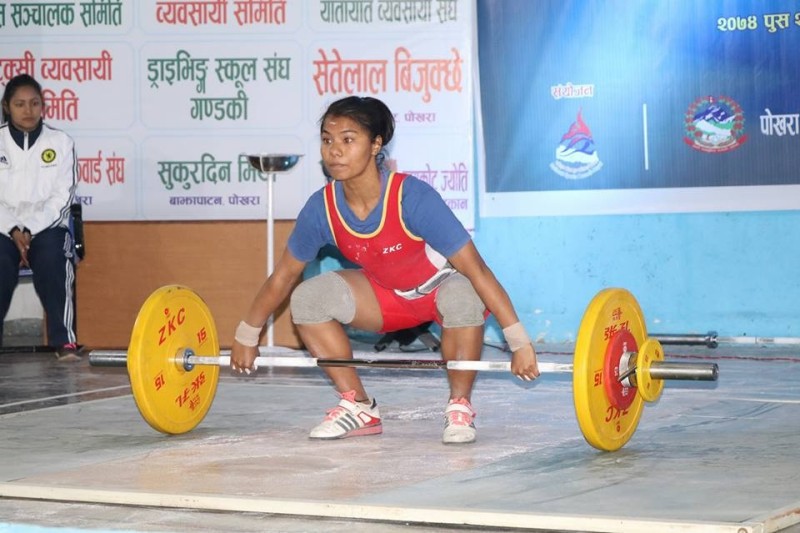 भारत्तोलनमा सञ्जुले जितिन् स्वर्ण, नेपालको स्वर्ण पदक संख्या ३५ पुग्यो