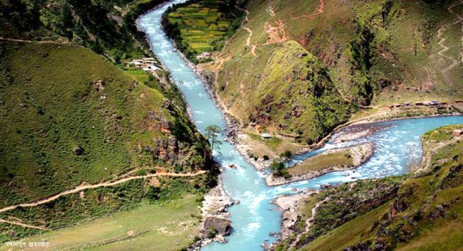 अरुण तेस्रो मुआब्जा विवाद सल्टियो, अवरुद्ध निर्माण शुरु