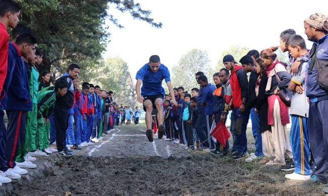 भक्तपुरमा विद्यालयस्तरीय एथ्लेटिक्स प्रतियोगिता शुरु