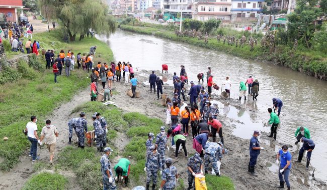 वाग्मती सफाइ महाअभियान ३५१औँ हप्तामा