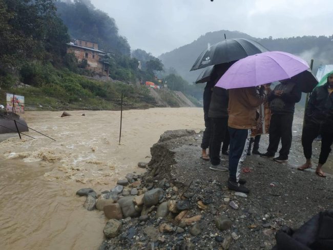 रिडीमा बाढी : रुरु महोत्सव प्रभावित