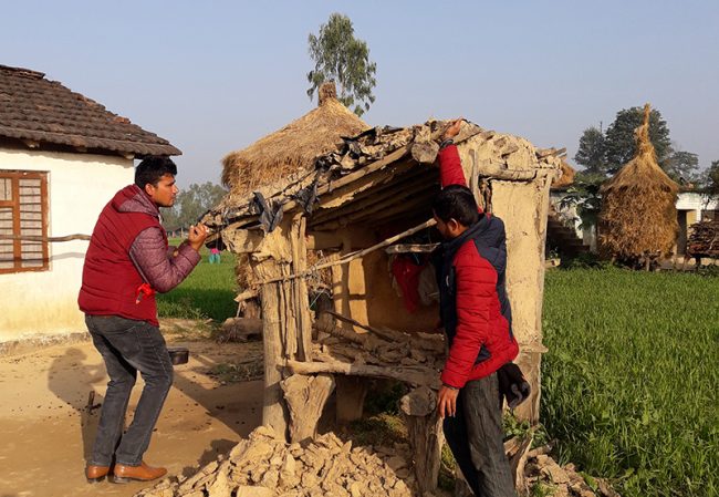 भत्किएका छाउगोठभित्र नभत्किएका मन