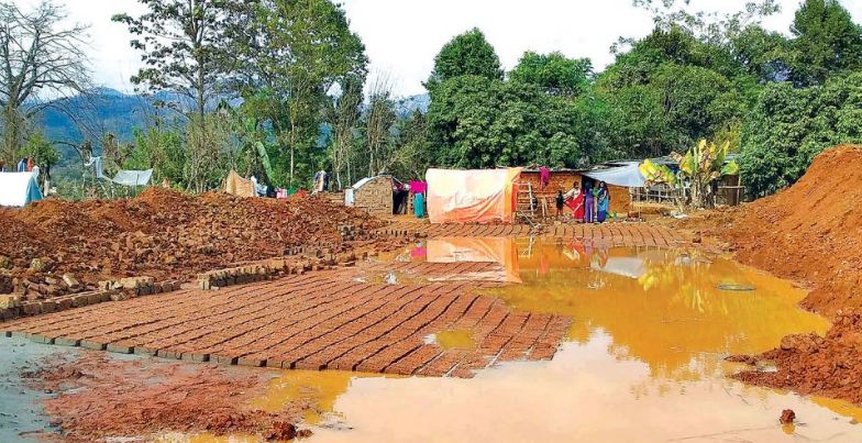 तीन दिनको वर्षाले मात्रै इँटामा १५ करोड रुपैयाँको क्षति