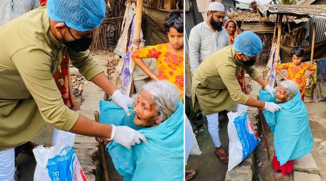 तीन दोहरो शतक हान्ने खेलाडी ज्यान जोखिममा राख्दै गरिबको सहयोगमा