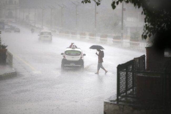 काठमाडौँसहित अधिकांश स्थानमा वर्षा