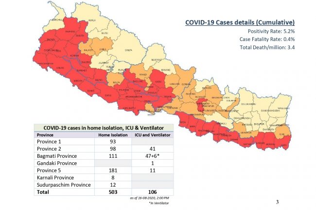 कोरोना महामारीः साउनमामात्र ६५ जनाको मृत्यु