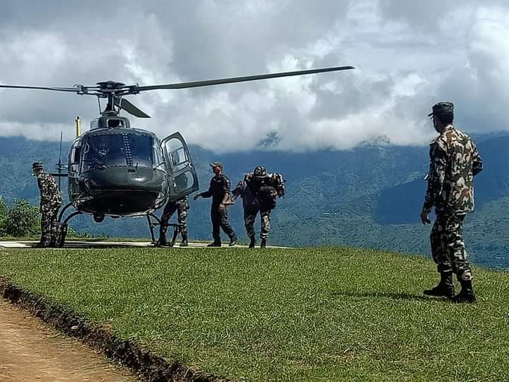 सिन्धुपाल्चोक भीषण पहिरो अपडेट : उद्धार टोली घटनास्थलमा