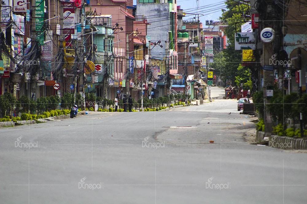 ललितपुरमा २६ गतेसम्म कर्फ्यू