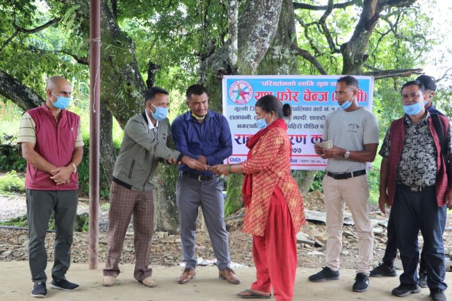 युथ फोर चेन्जद्वारा इस्मा गाउँपालिका र मुसिकोट नगरपालिकाका पहिरो पीडितलाई राहत वितरण