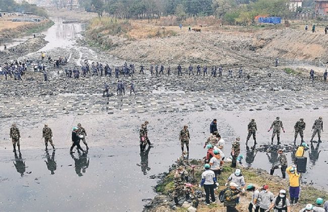 दशैँमा पनि वाग्मती सफाइ अभियानले निरन्तरता पाउने