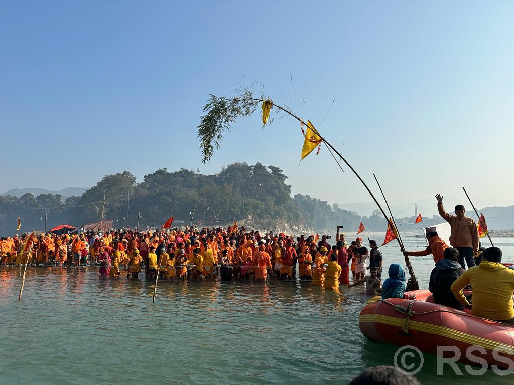 लिङ्गो गाडेर शुभारम्भ गरियो माघे सङ्क्रान्ति मेला