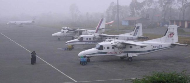 हुम्लामा तीन दिनदेखि हवाई सेवा अवरुद्ध