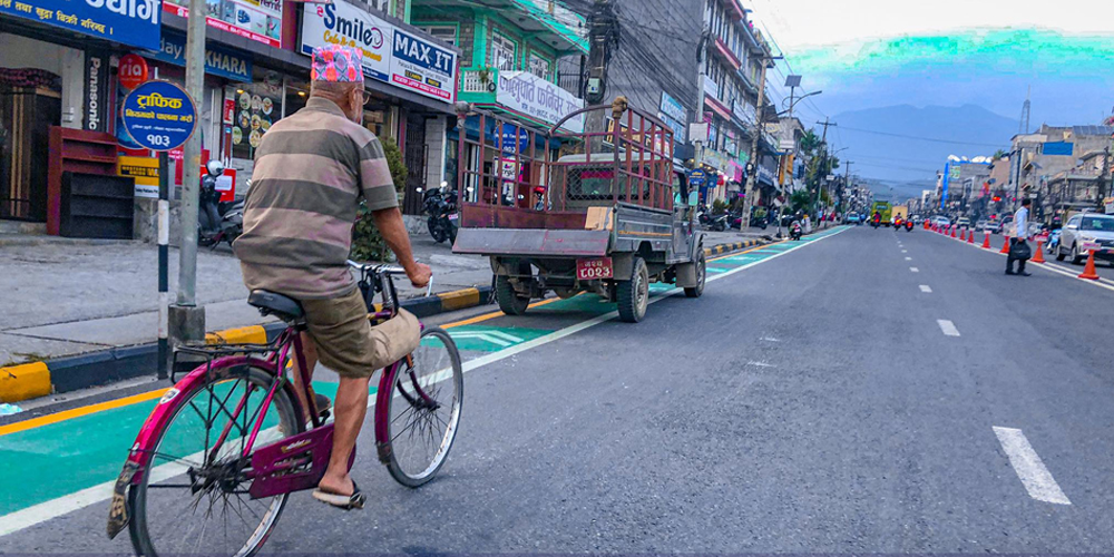 रुप फेर्ने नाममा थप अस्तव्यस्त बन्दै पोखराको न्यूरोड