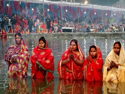 वीरगञ्जको घडीअर्वा पोखरीमा छठको तयारी थालियो