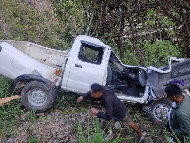 जिसस स्याङ्जाको गाडी दुर्घटना चालकको मृत्यु, अन्य तीनजना घाइते