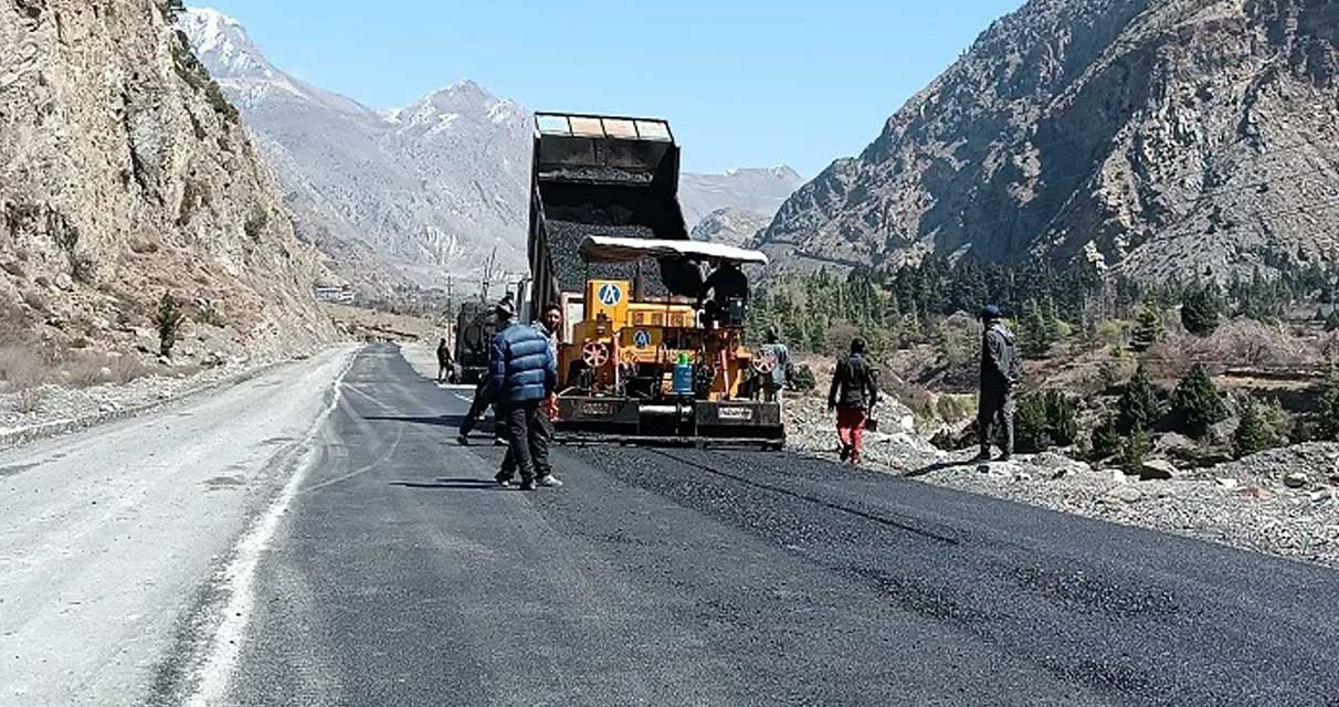 बेनी–गलेश्वर सडक स्तरोन्नतिमा आशालाग्दो प्रगति