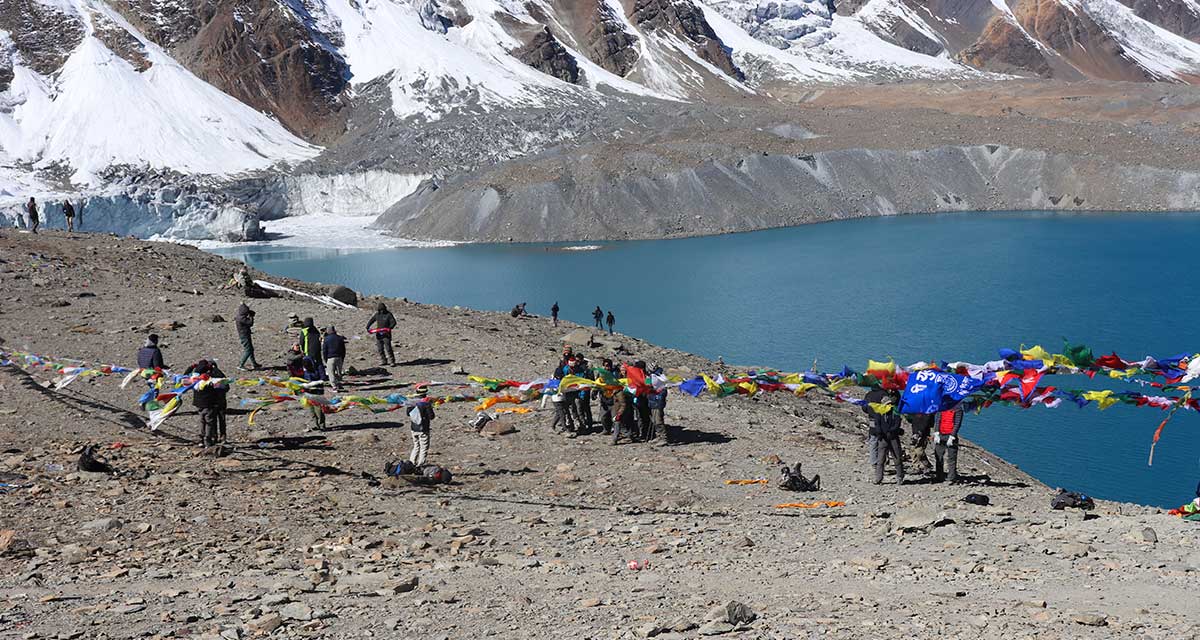 तिलिचो ताल क्षेत्रबाट १५० किलो फोहोर संकलन