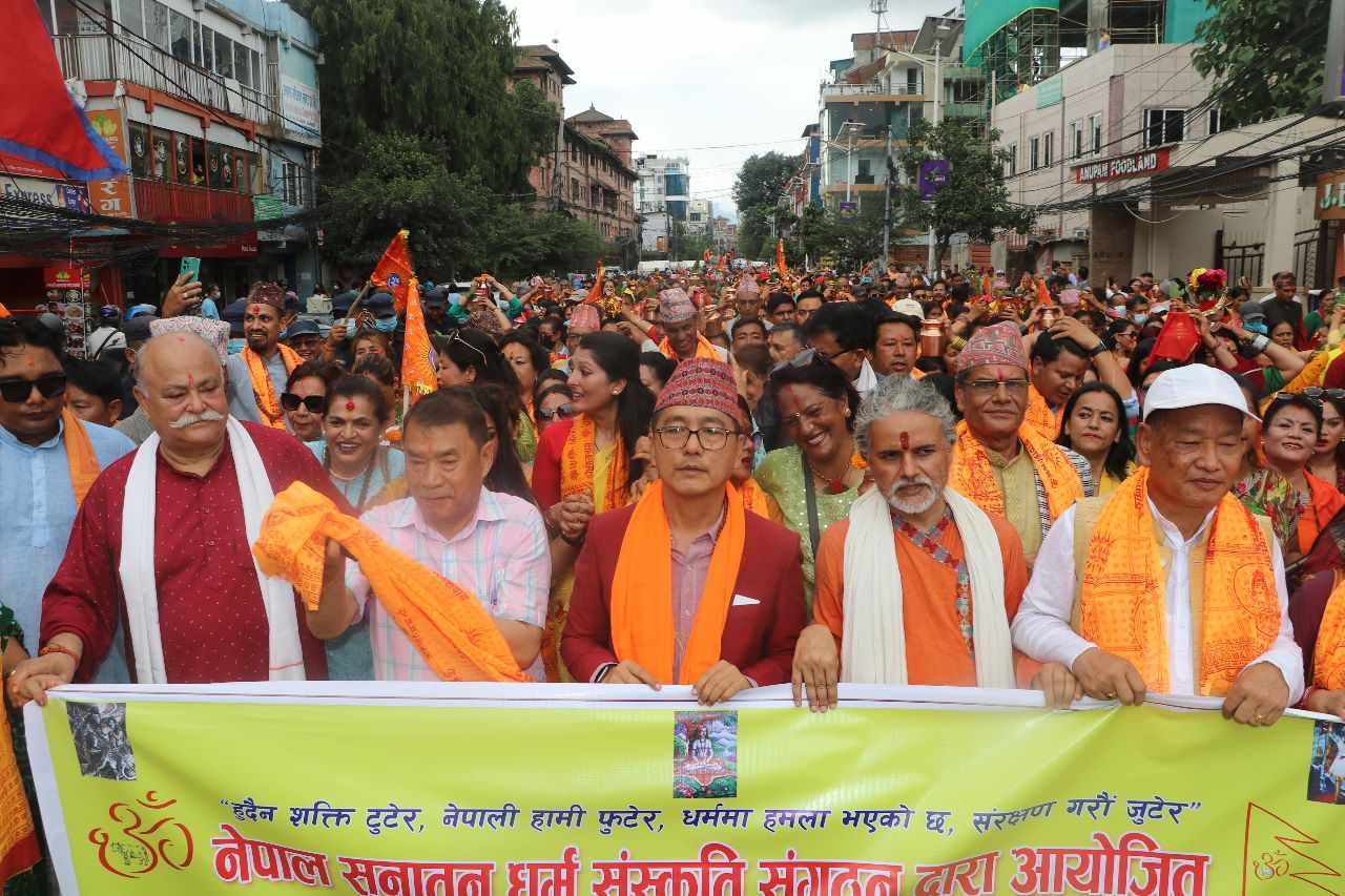 राप्रपाको मैतीदेवी-पशुपतिनाथ धार्मिक पदयात्रा (फोटोफिचर)