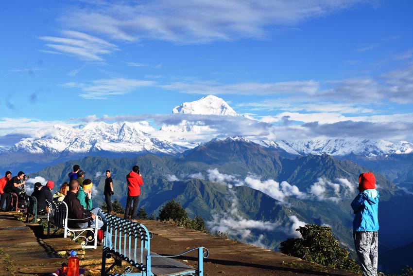 अन्नपूर्ण गाउँपालिकाकाे पर्यटनमार्फत  एक करोड आम्दानी