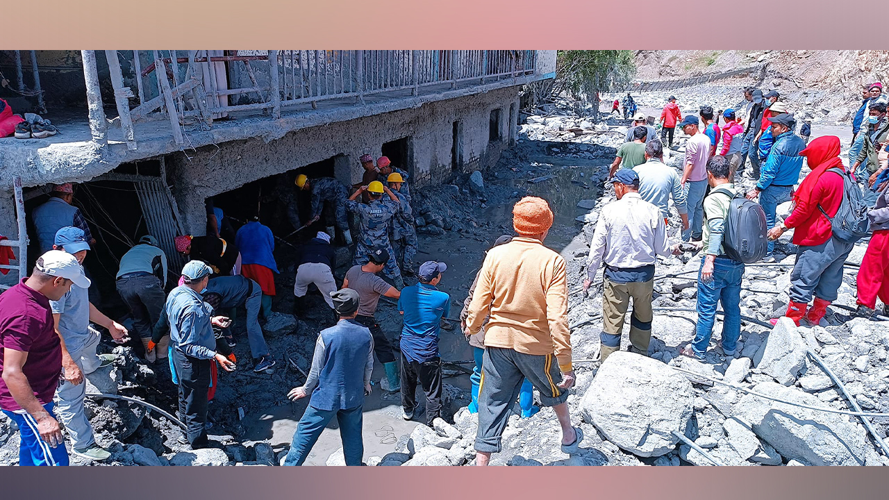 बाढीले क्षति पुर्याएको कागबेनीको पुनः निर्माण थालियो