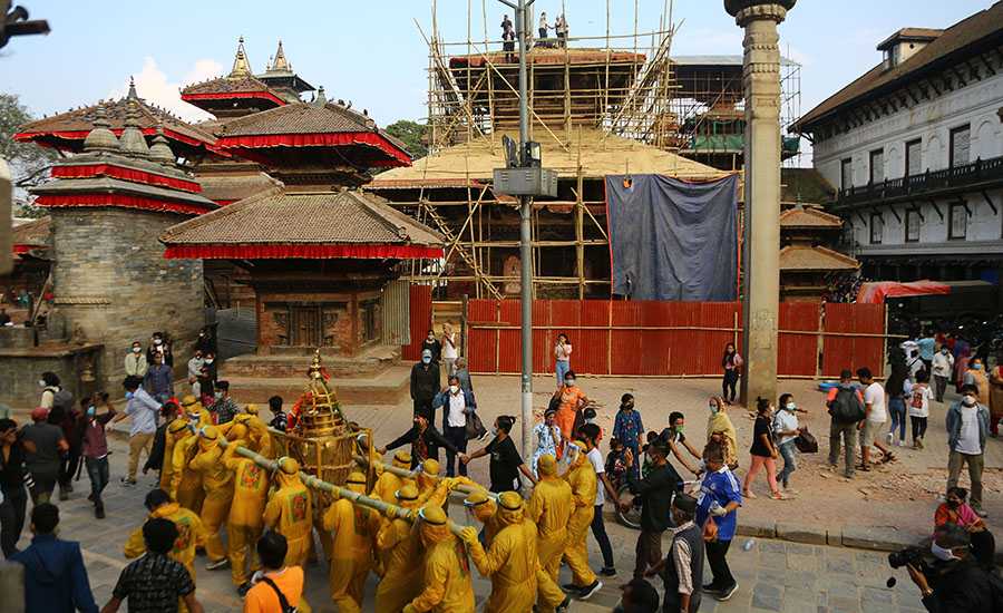 पचली भैरवको लिङ्गो उठाउने जात्रा ४५ वर्षपछि पुनःस्थापना गरिँदै