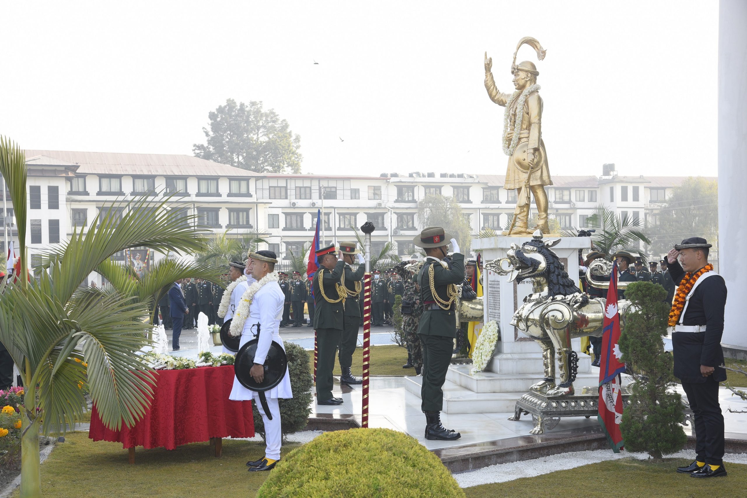 जंगी अड्डामा नेपाली सेनाले मनायो पृथ्वी जयन्ती एवं राष्ट्रिय एकता दिवस (तस्वीरसहित)