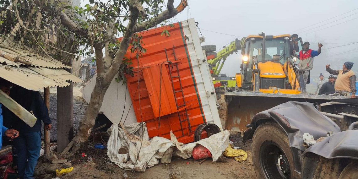 मोरङको बुढीगंगामा लहरी पल्टिँदा एकै परिवारका दुईसहित तीन जनाको मृत्यु