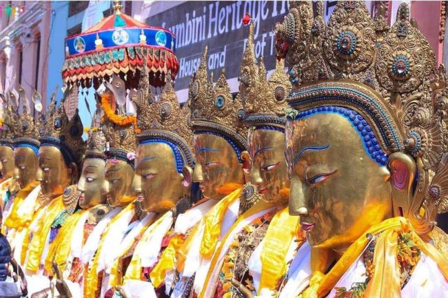 उपत्यकाका ३२ महाविहारका एक सय २५ देवी देवताको दर्शन