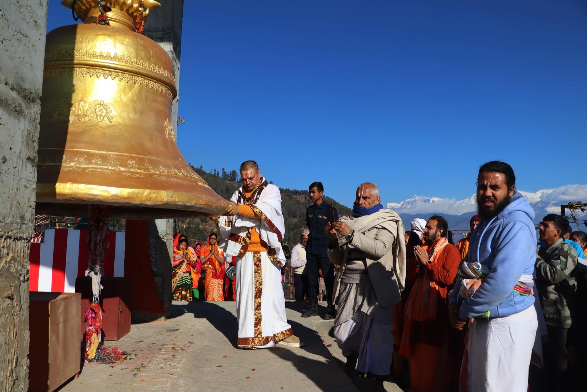 पञ्चकोटमा आयोजित  ब्रह्माण्डीय महायज्ञ समापन