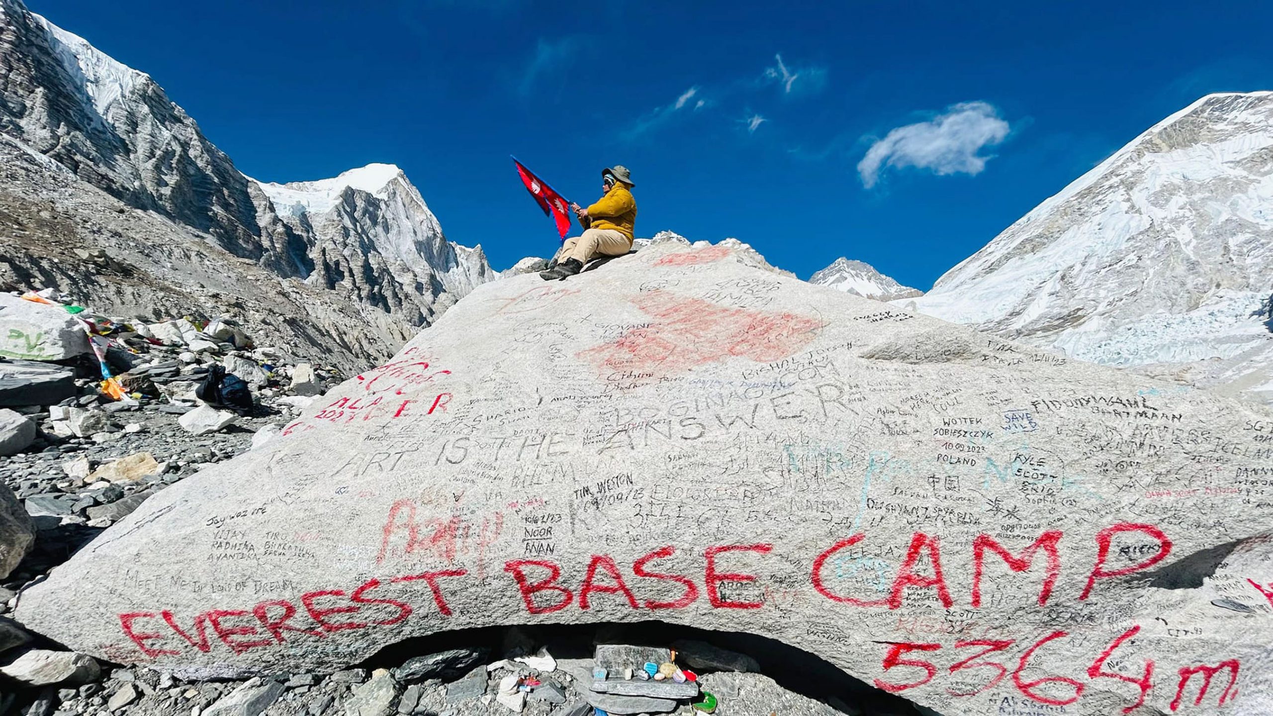 मधेशी आयोगका सदस्य शाह सगरमाथा आधार शिविरमा