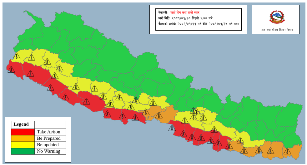 तातो हावाले कष्टकर बन्दै तराईको जनजीवन