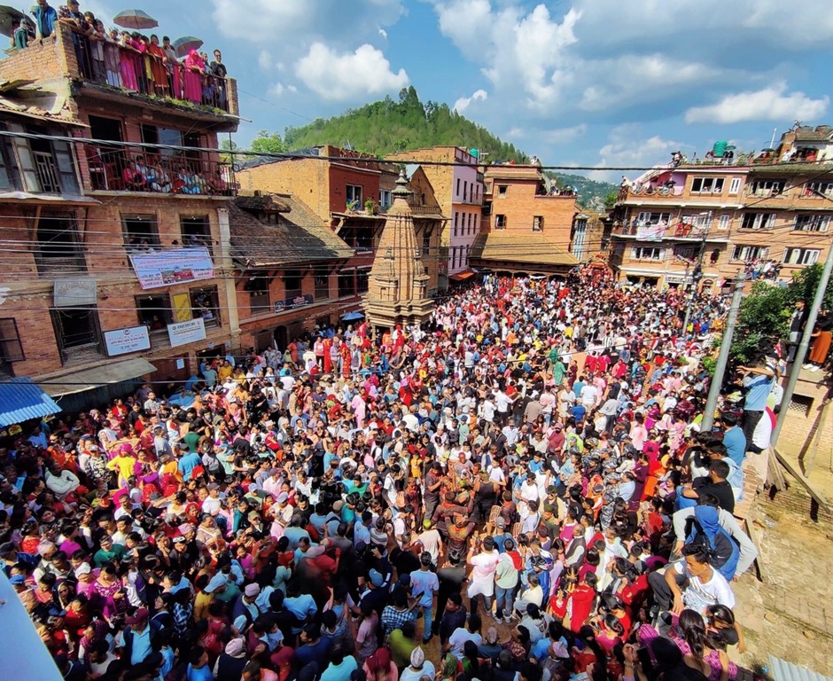 पनौतीमा देवताबीच यौनिकता दर्शाई हिलेजात्रा सम्पन्न