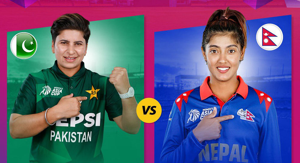 महिला एशिया कप: पाकिस्तानले टस जित्यो, नेपालले पहिला ब्याटिंग गर्दै