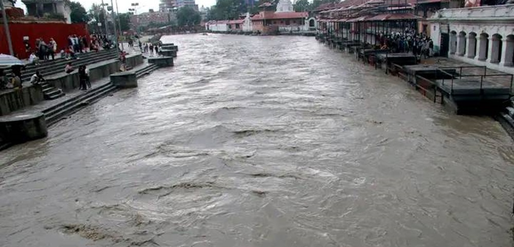 बागमती नदीले सतर्कता तह पार गर्‍यो