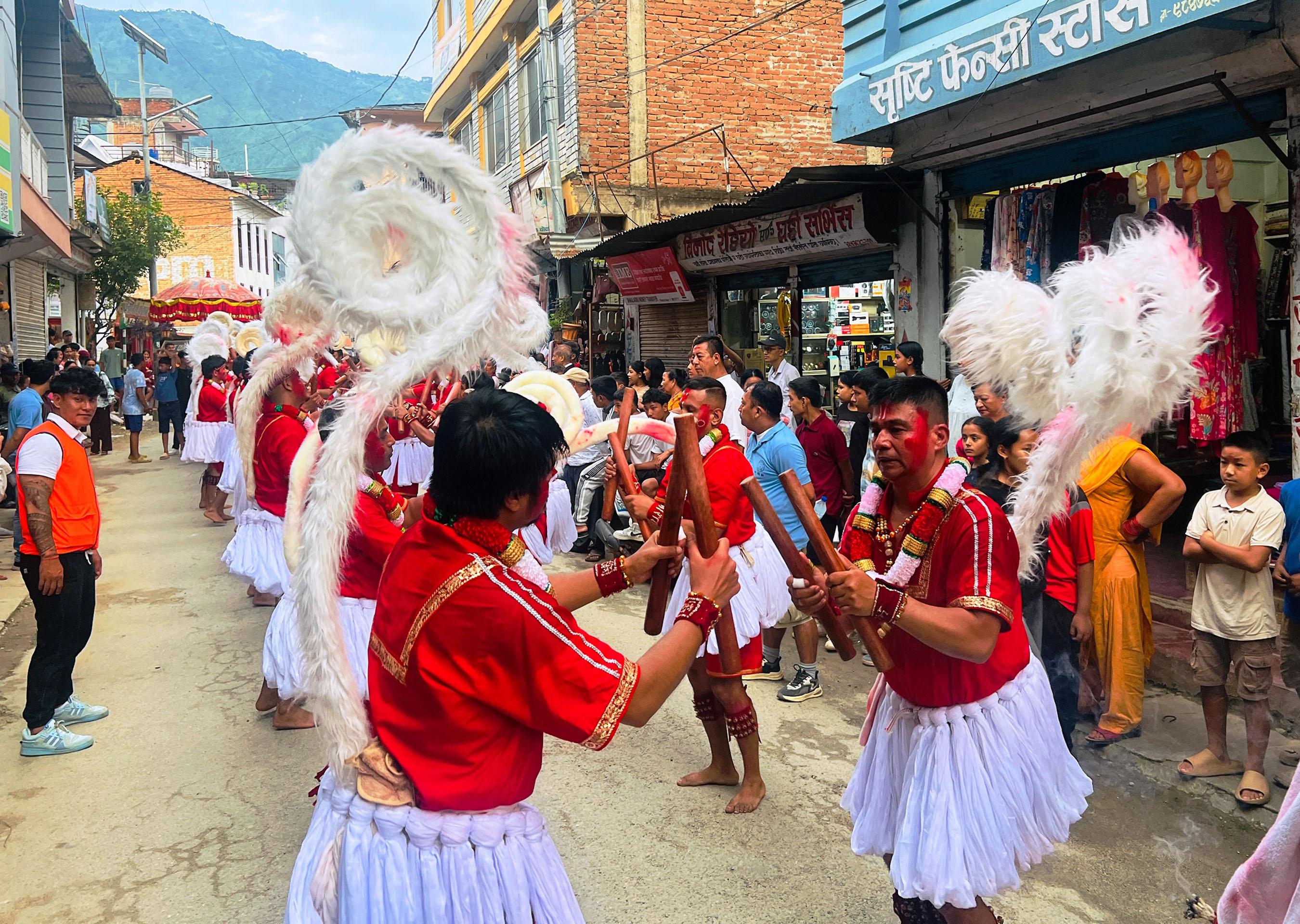 बागलुङमा नौ वर्षपछि हनुमान नाच प्रदर्शन गरिँदै