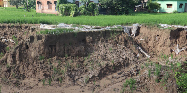 नहर भत्किँदा धानखेतीमा क्षति