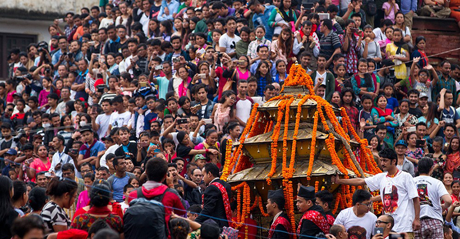 आज इन्द्रजात्रा पर्व मनाइँदै, काठमाडौं उपत्यकामा सार्वजनिक बिदा