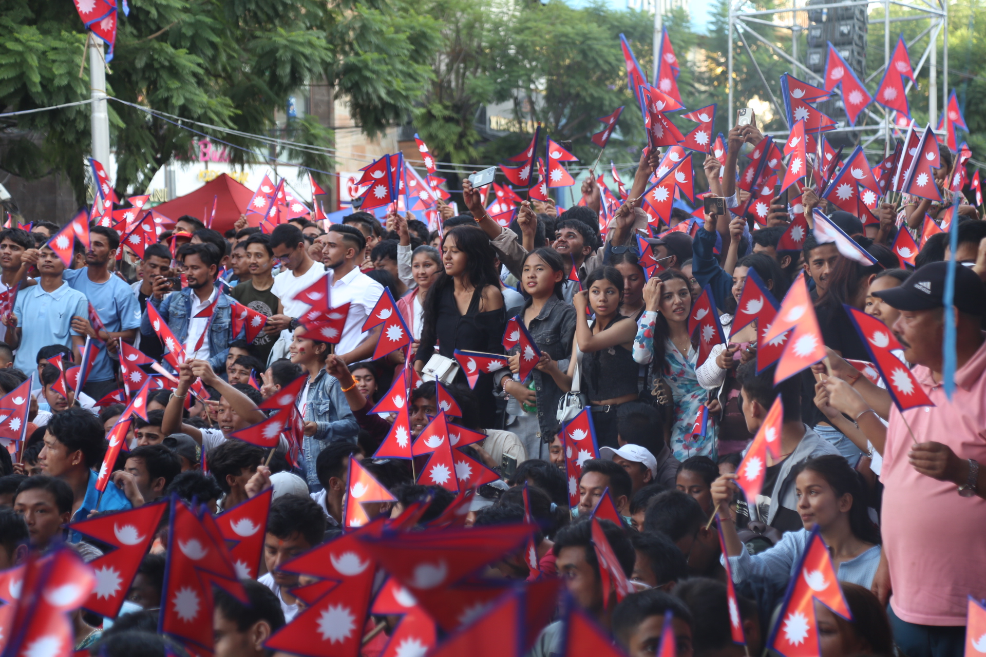 दरबारमार्गमा ‘नेसनल डे कन्सर्ट’