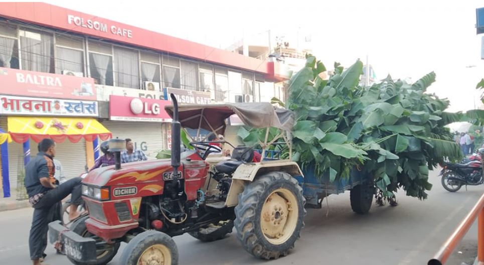 तराईमा तिहारः बढ्दो केराका थामको बजार