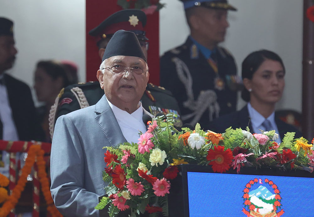 प्रधानमन्त्री ओलीको चेतावनी-सरकारसँग लगभग दुई तिहाइ छ भन्ने हेक्का रहोस्