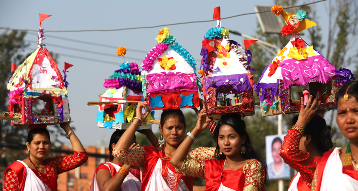 दाजुभाइ, दिदीबहिनीप्रति प्रेम र समर्पण दर्शाउने सामाचखेवा पर्व आज समापन हुँदै