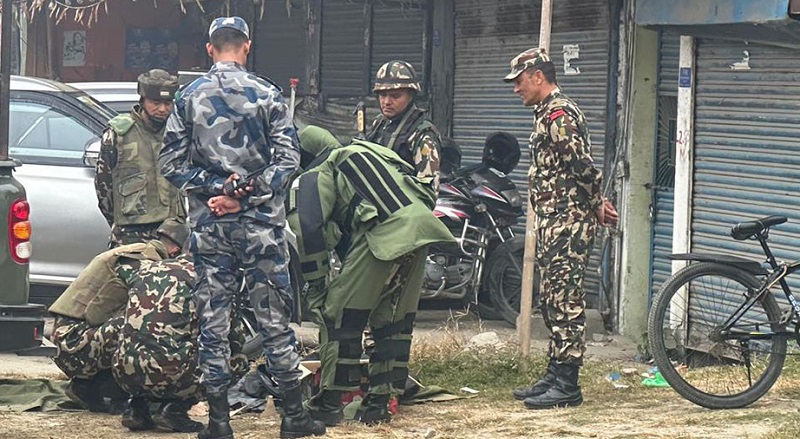 इटहरीमा बम भनिएको शंकास्पद वस्तु प्रेसर कुकर